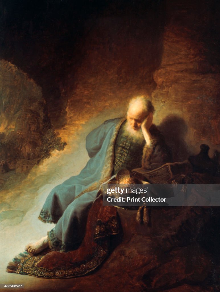 'The Prophet Jeremiah Mourning over the Destruction of Jerusalem', 1630. Artist: Rembrandt Harmensz van Rijn