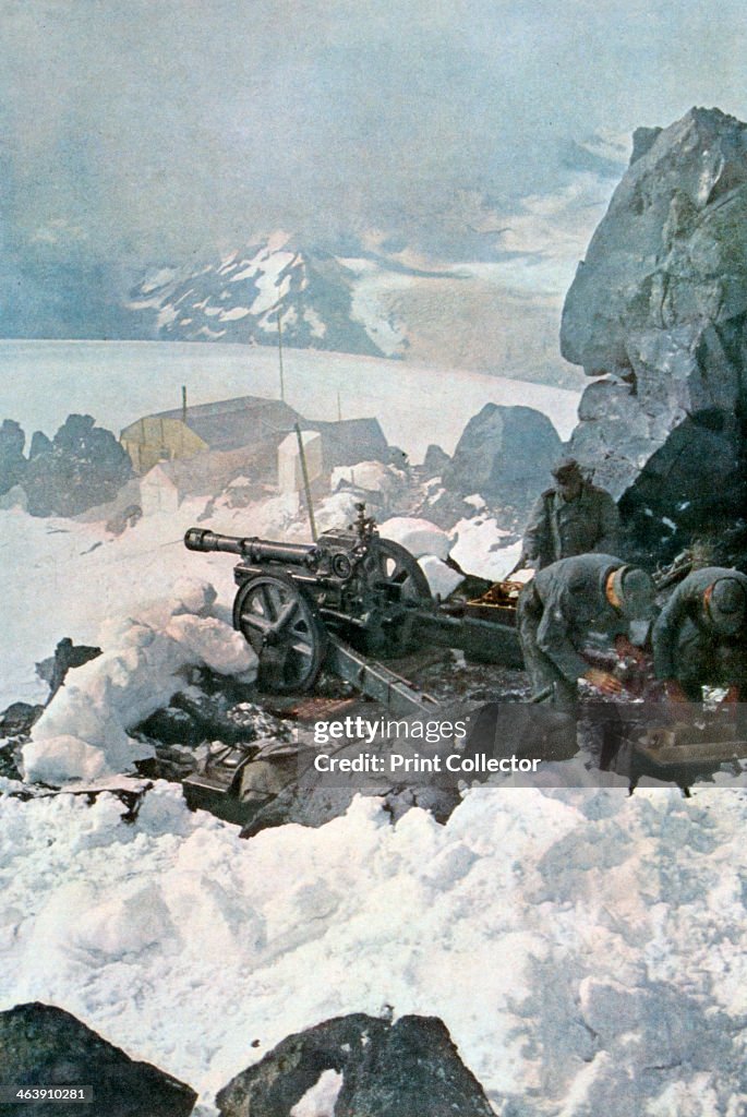 German high mountain battalion, Elbrus, Caucasus, south-east Russia, 1943.