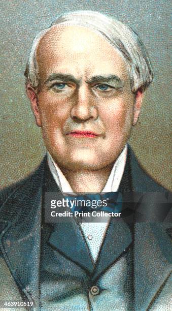 Thomas Alva Edison, American inventor, 1924. Edison was a prolific inventor who registered over 1000 patents, many of which were related to the...