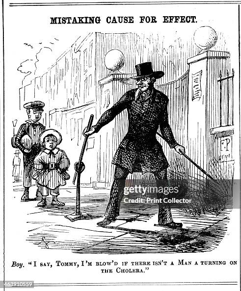 'Mistaking Cause for Effect, 1849'. 'Mistaking Cause for Effect, 1849'.