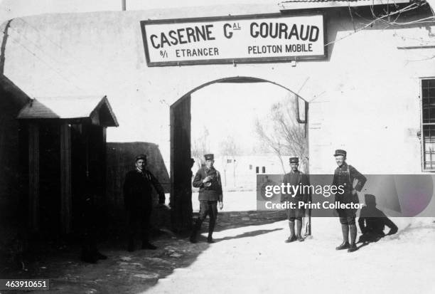 French Foreign Legion barracks, 20th century. The barracks are named after General Henri Gouraud, who commanded the French 4th Army in the First...