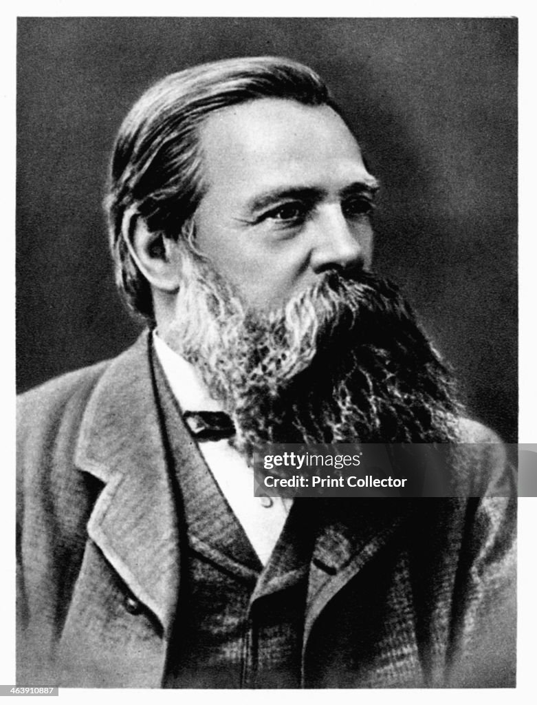 Friedrich Engels, German socialist and collaborator and supporter of Karl Marx, 1879.