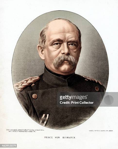 Otto von Bismarck, German statesman, c1880. Otto Edward Leopold, Count von Bismarck was Chancellor of Prussia and architect of modern Germany. His...