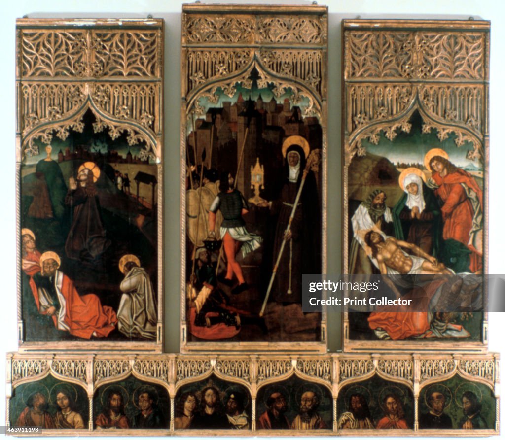 Triptych of Santa Clara, 1486. Artist: Mestre Hilarius