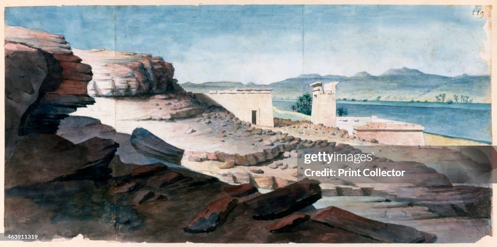 'The Temple of Amada in Nubia', 19th century. Artist: Nestor l'Hote