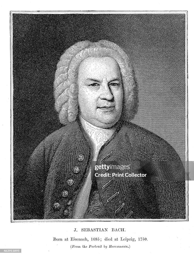 Johann Sebastian Bach (1685-1750), German composer and organist, 1746.