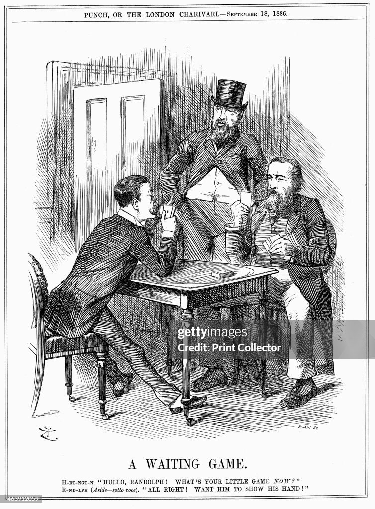'A Waiting Game', 1886. Artist: John Tenniel