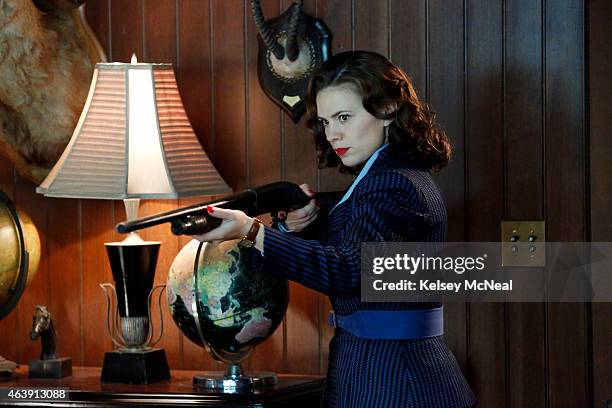 Valediction" - Peggy faces the full fury of Leviathan, as Howard Stark makes his return in the explosive season finale of "Marvel's Agent Carter,"...