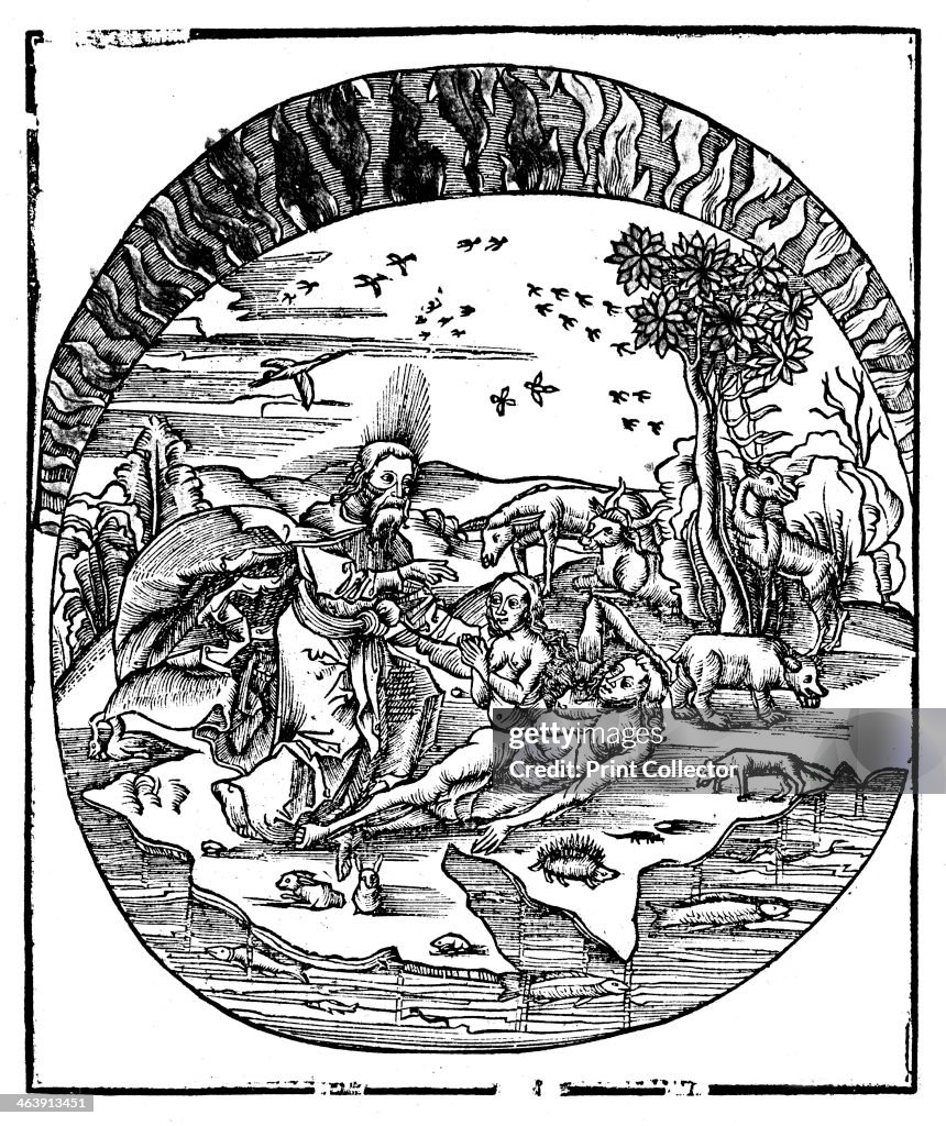 God creating Eve from Adam's rib, 1508.