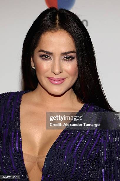 Danna Garcia attends the 2015 Premios Lo Nuestros Awards at American Airlines Arena on February 19, 2015 in Miami, Florida.