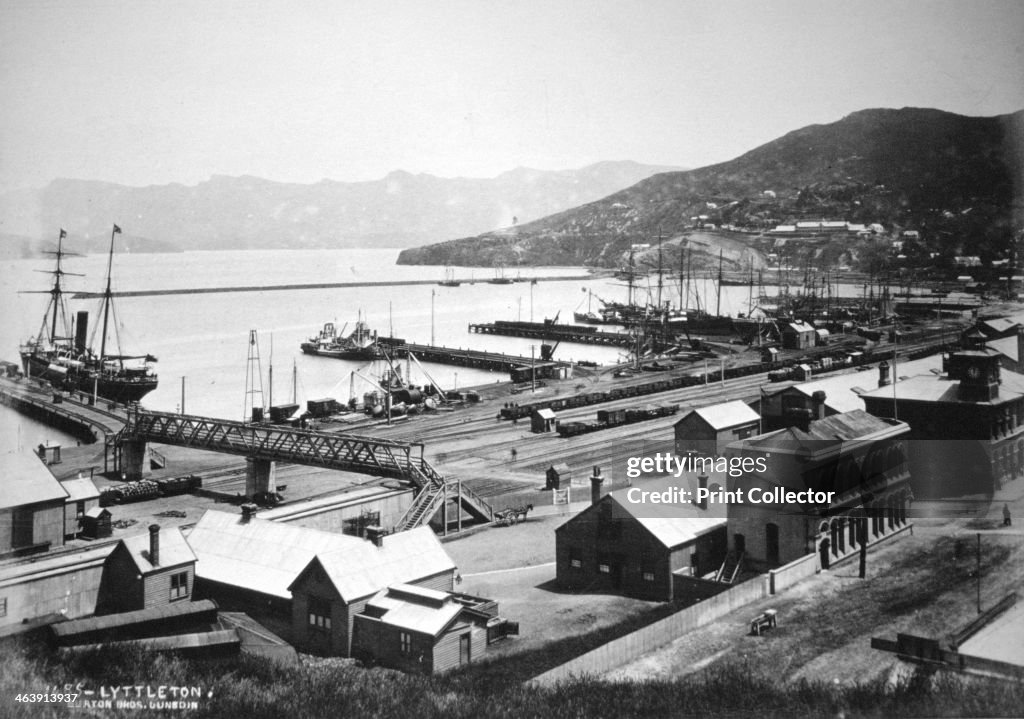 Lyttelton, Canterbury, South Island, New Zealand, 1880. Artist: Burton Brothers