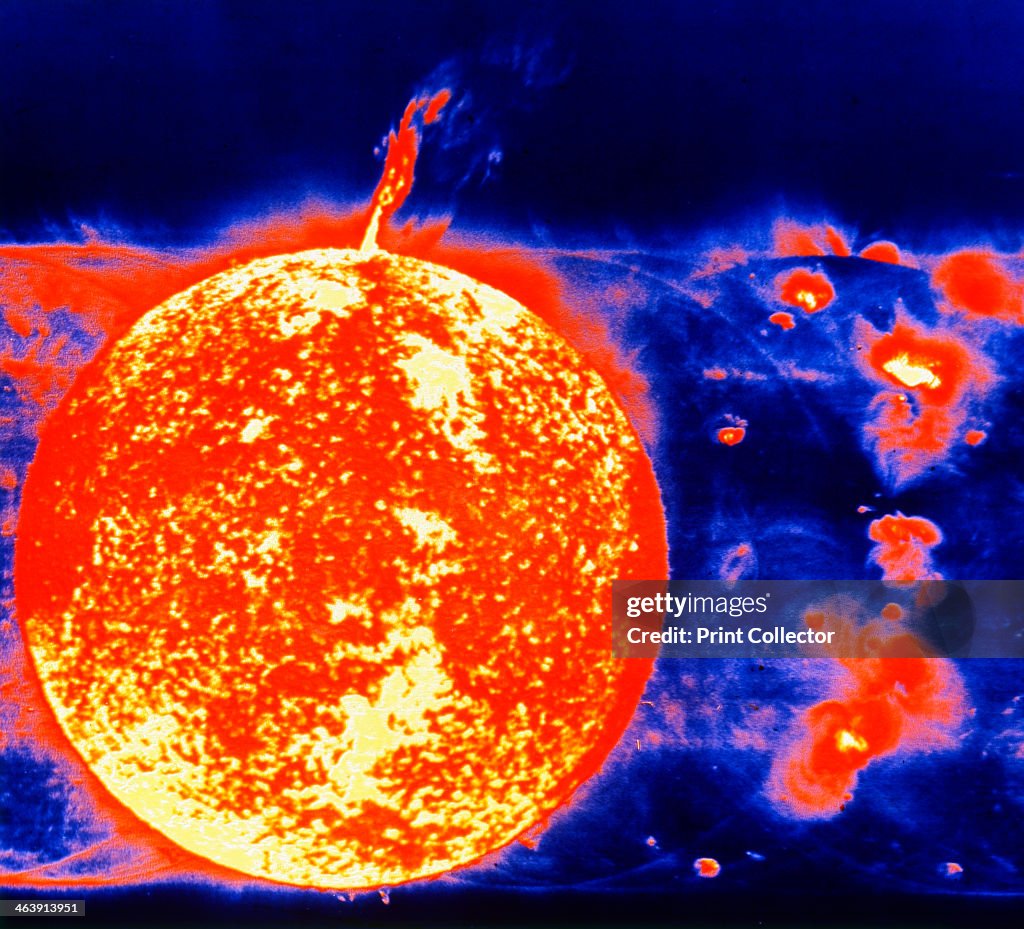 Sunspots and solar prominences, 1973.