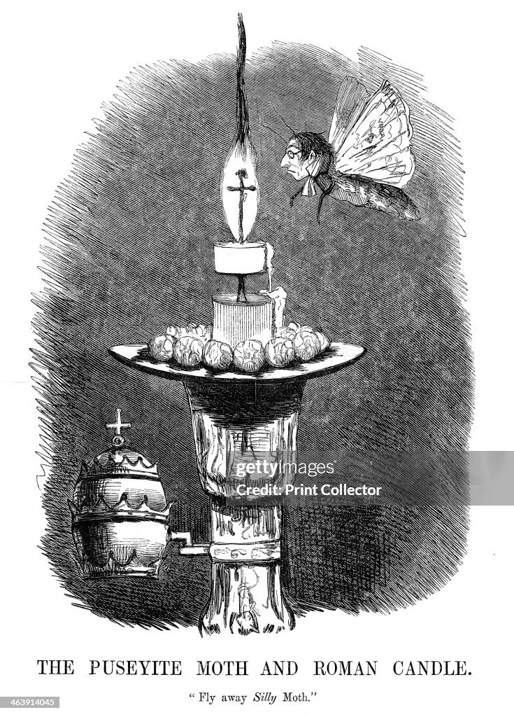 'The Puseyite Moth and the Roman Candle', 1850.