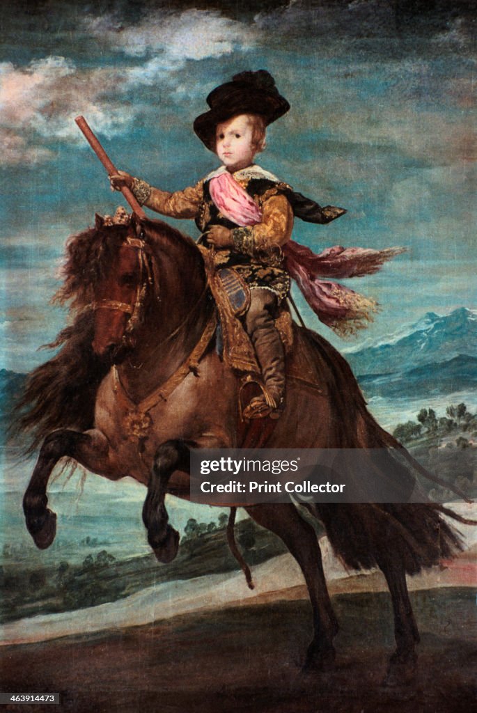 'Prince Baltasar Carlos on Horseback,' 1635-36. Artist: Diego Velázquez