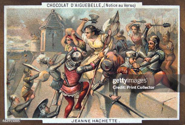 Jeanne Hachette defends Beauvais . Jeanne Laine, known as Jeanne Hachette , saved the city in 1472 from the forces of Charles the Bold of Burgundy....