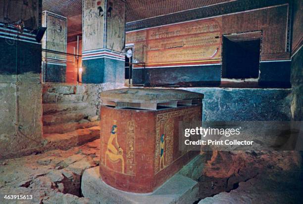 The Tomb of Amenhotep II, Valley of the Kings, Egypt. Amenhotep II was the seventh Pharaoh of the 18th Dynasty of Ancient Egypt. He ruled from 1427...