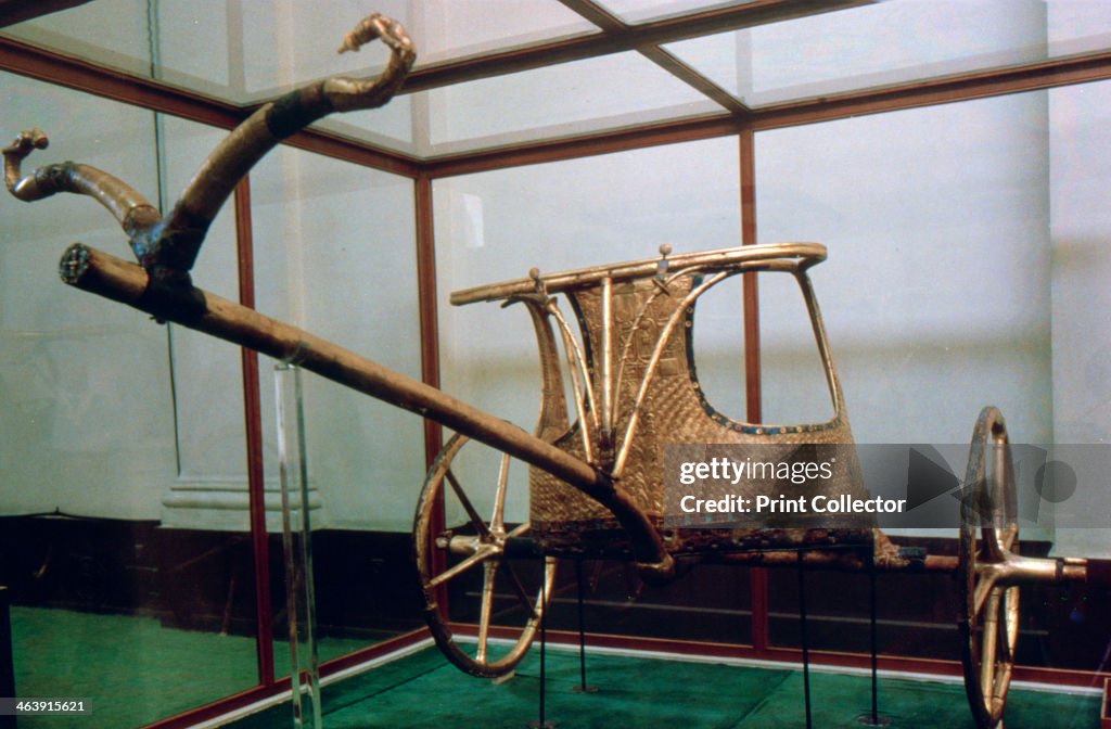 Chariot from the tomb of Tutankhamun, 14th century BC.