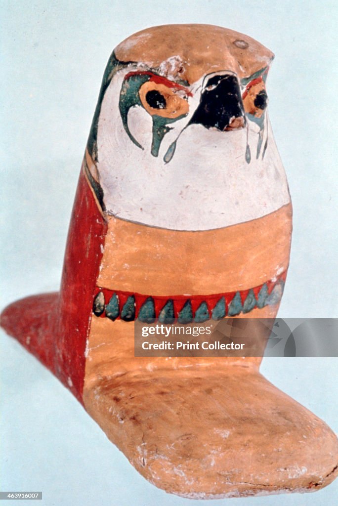 Horus falcon from Thebes, Egypt, 13th-12th century BC.
