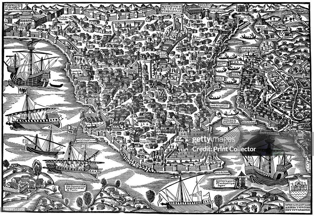 Constantinople, mid 16th century. Artist: Giovanni Andrea Vavassori