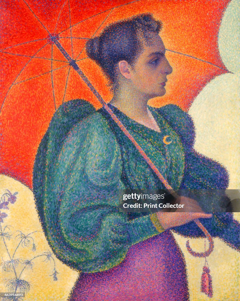 'Woman with Umbrella', 1898. Artist: Paul Signac