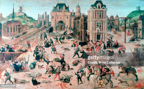 'St Bartholomew's Day Massacre', c1810-1870. Found in the collection of the Musée Cantonal Des Beaux-Arts, Lausanne, Switzerland.