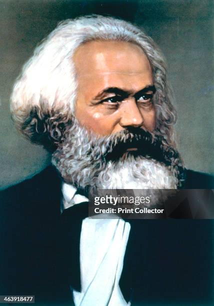 Karl Marx, German social, political and economic theorist. Marx's theories formed the basis of modern Communism.