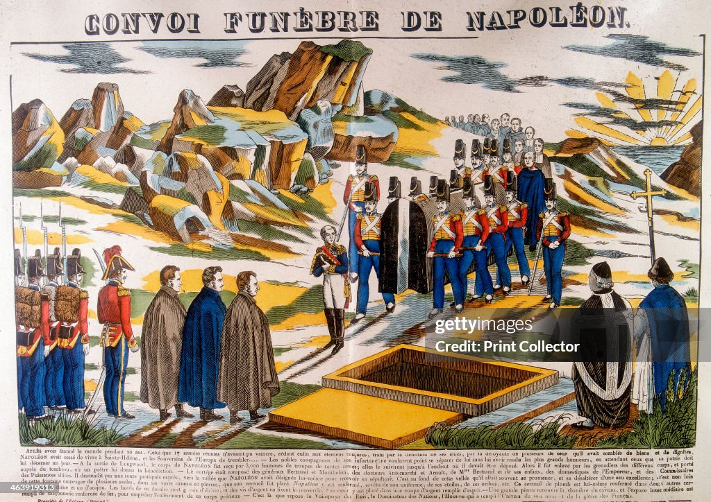 Napoleon's funeral cortege, St Helena, 1821 (1826). Artist: Anon