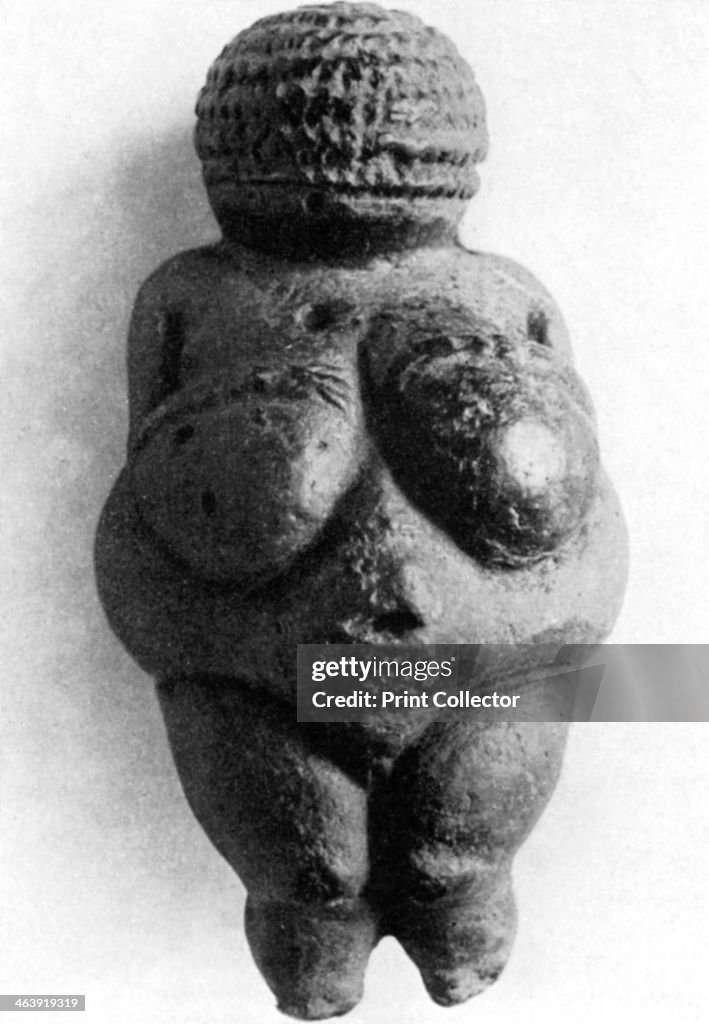 Venus of Willendorf, Stone Age oolitic limestone carving, c24,000-c22,000 BC.