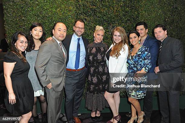 Virginia Strickland, Natalie Kim, Horace Kim, Jason Gerson, Pink, Zyura Nasif, Aja Schmidt, Daniel Martinez, and Rayford Higginbotham attend the 2nd...