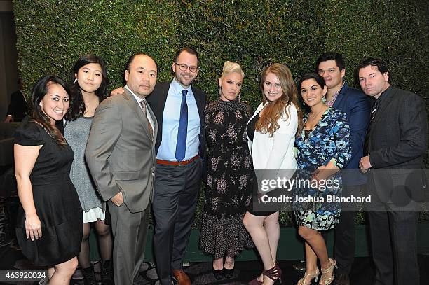 Virginia Strickland, Natalie Kim, Horace Kim, Jason Gerson, Pink, Zyura Nasif, Aja Schmidt, Daniel Martinez, and Rayford Higginbotham attend the 2nd...