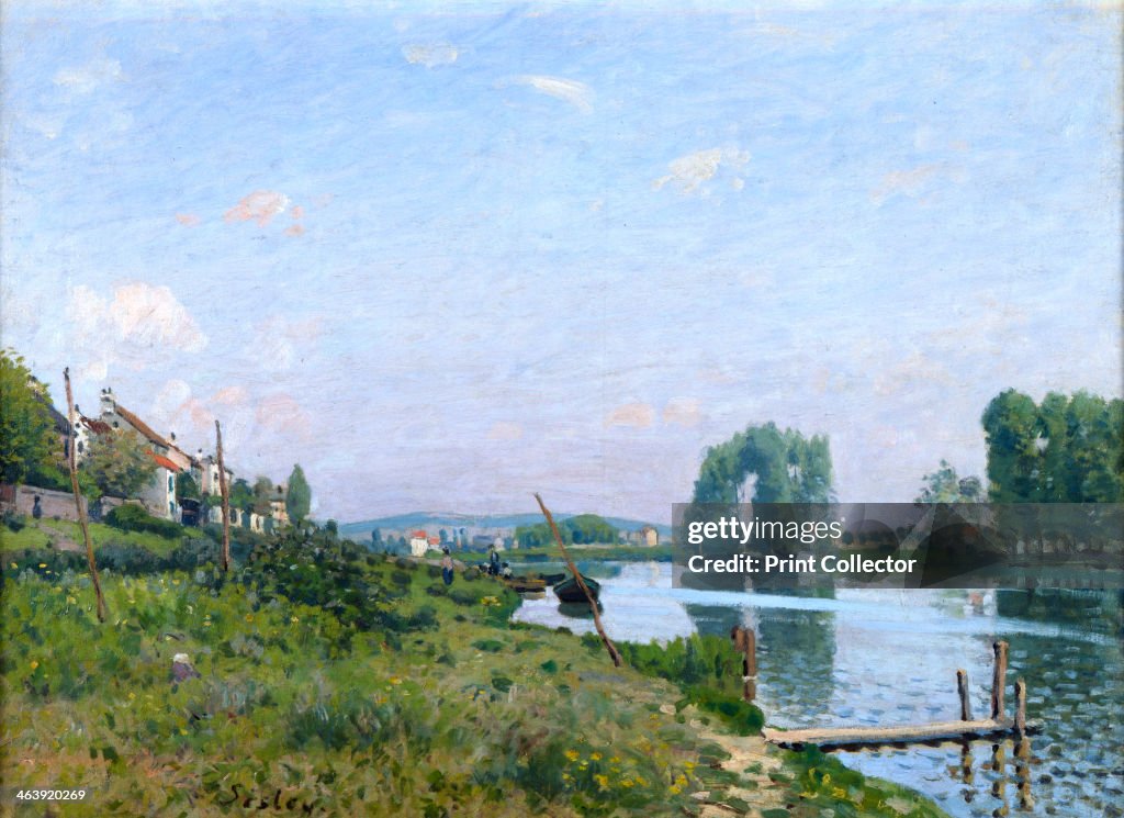 'Ile Saint-Denis', 1872. Artist: Alfred Sisley