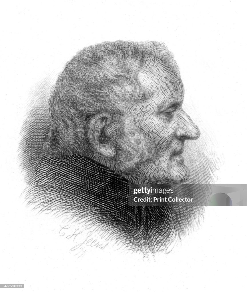 John Dalton, British chemist, 19th century. Artist: CH Jeens