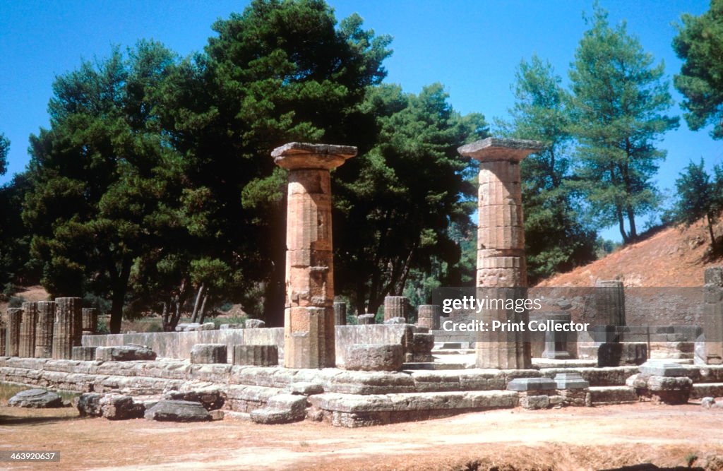 Temple of Hera, Olympia, Greece, 7th-6th century BC.