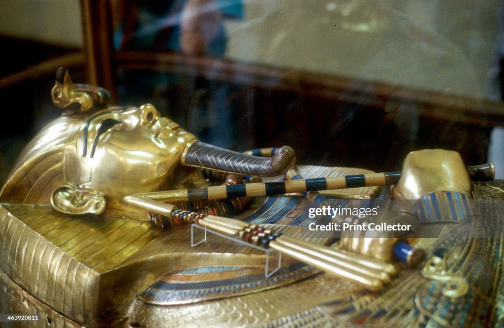 Gold sarcophagus of King Tutankamun, 18th dynasty, Ancient Egypt, c1323 BC.