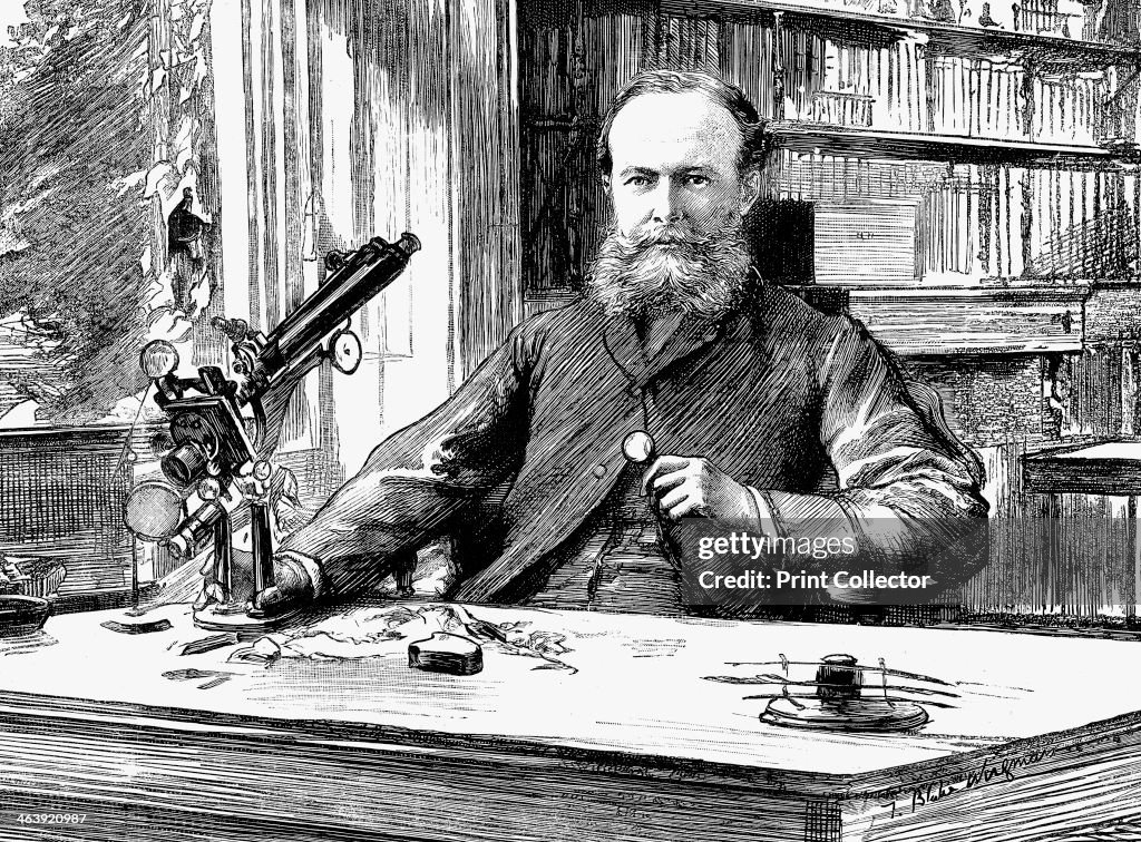 John Lubbock, lst Baron Avebury, English banker, scientist and Liberal politician, 1884.