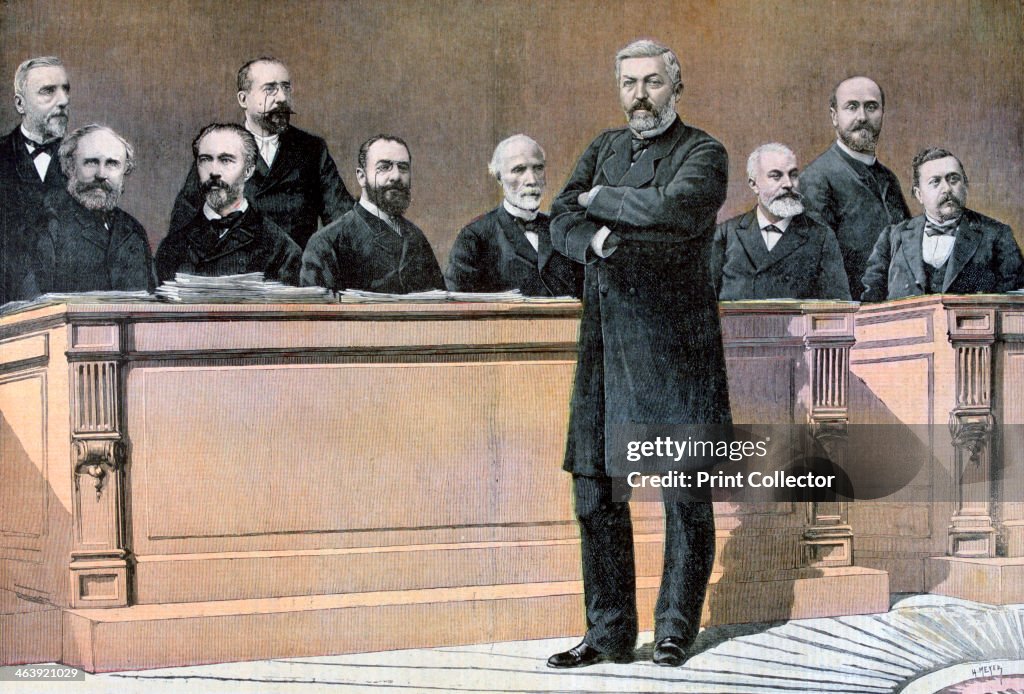 The French government front bench, 1891. Artist: Henri Meyer