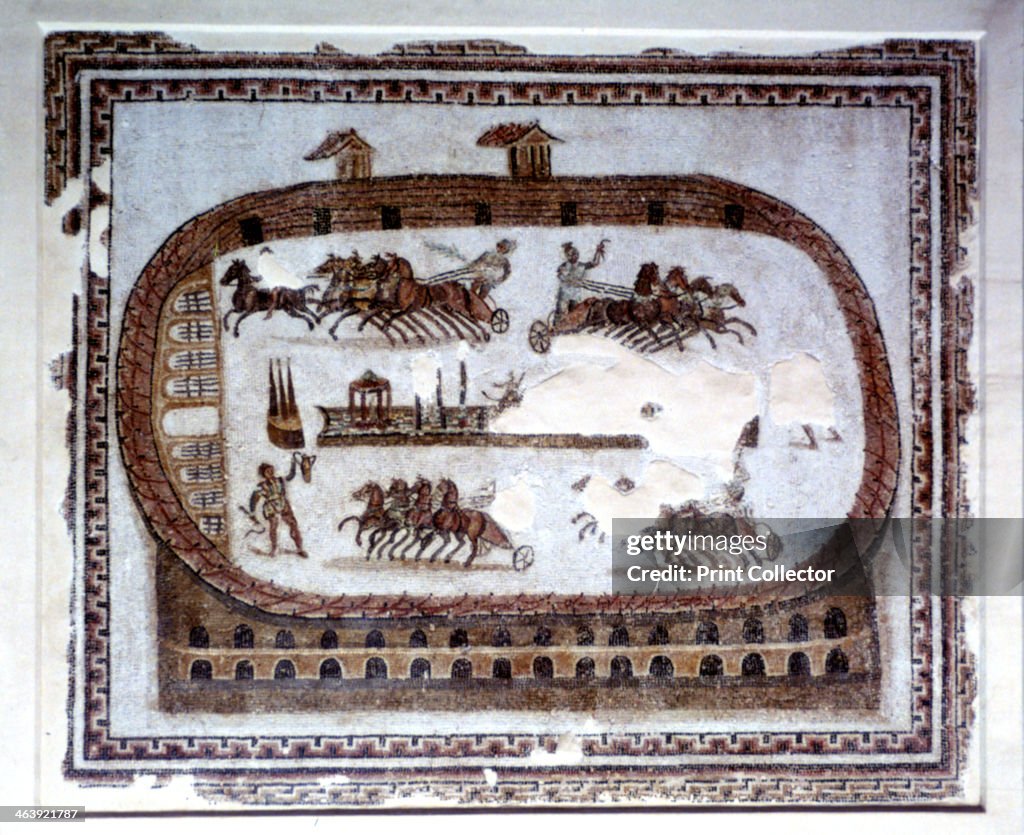 Games, Roman mosaic from Carthage, 2nd century AD.