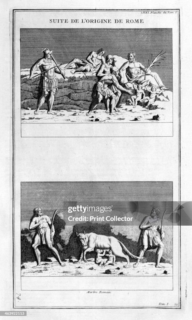 'The origin of Rome', 1757. Artist: Bernard de Montfaucon