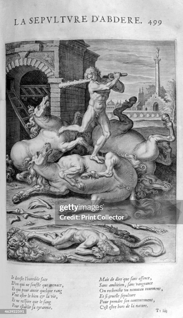 'The Burial of Abdère', 1615. Artist: Leonard Gaultier