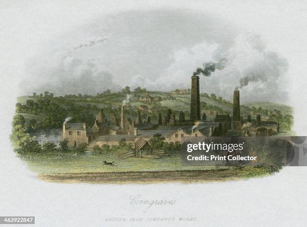 British Iron Company's Works at Corngraves, near Halesowen, West Midlands, c1835. Corngraves, or Corngreaves, lies 7 miles south-west of Birmingham...