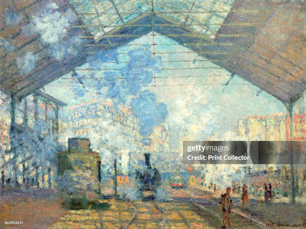 'Gare Saint Lazare, Paris', 1877. Artist: Claude Monet