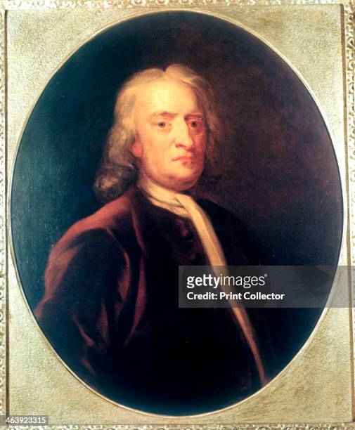 Isaac Newton, English mathematician, astronomer and physicist, c1725. Newton's discoveries were prolific and exerted a huge influence on science and...