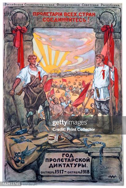 'The Proletarian Dictatorship's Year: October 1917-October 1918', 1918.