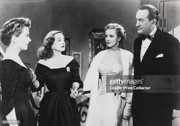 Scene from 'All About Eve', Twentieth Century Fox film, 1950. Starring Bette Davis and Anne Baxter. Producer: Darryl F Zanuck. Director: Joseph L...