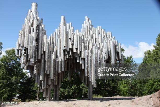 Sibelius Monument, Sibelius Park, Helsinki, Finland, 2011. Made from stainless steel, this monument to Jean Sibelius , Finland's greatest composer,...