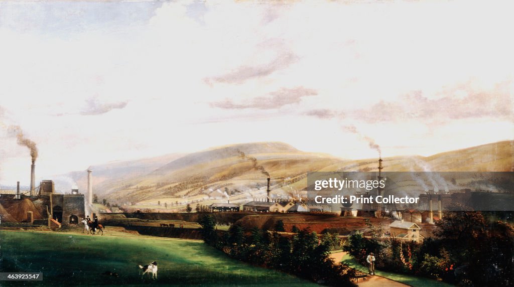 Industrial landscape, Wales, 19th century. Artist: Penry Williams