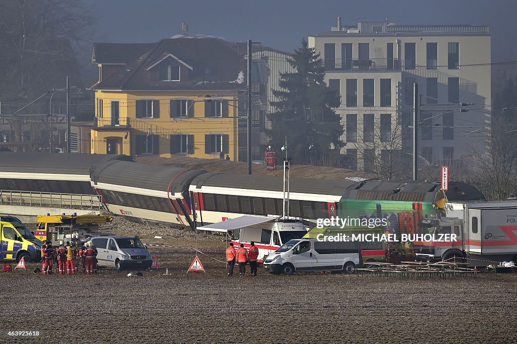 SWITZERLAND-ACCIDENT-RAIL