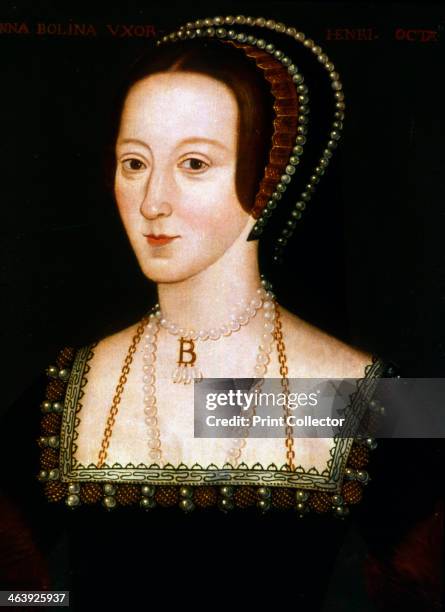 Anne Boleyn, second wife of Henry VIII, c1520-1536. Anne married Henry in 1533. She provided Henry with a daughter, the future Elizabeth I , but not...