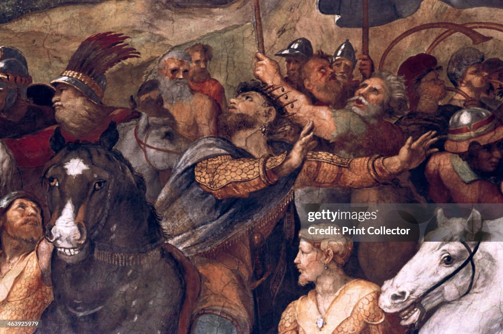 'Pope Leo I, Repulsing Attila', (detail), 1511-14. Artist: Raphael