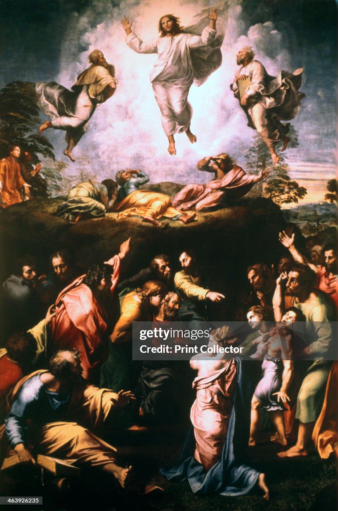 'The Transfiguration', c1519-1520. Transfiguration is described by ...